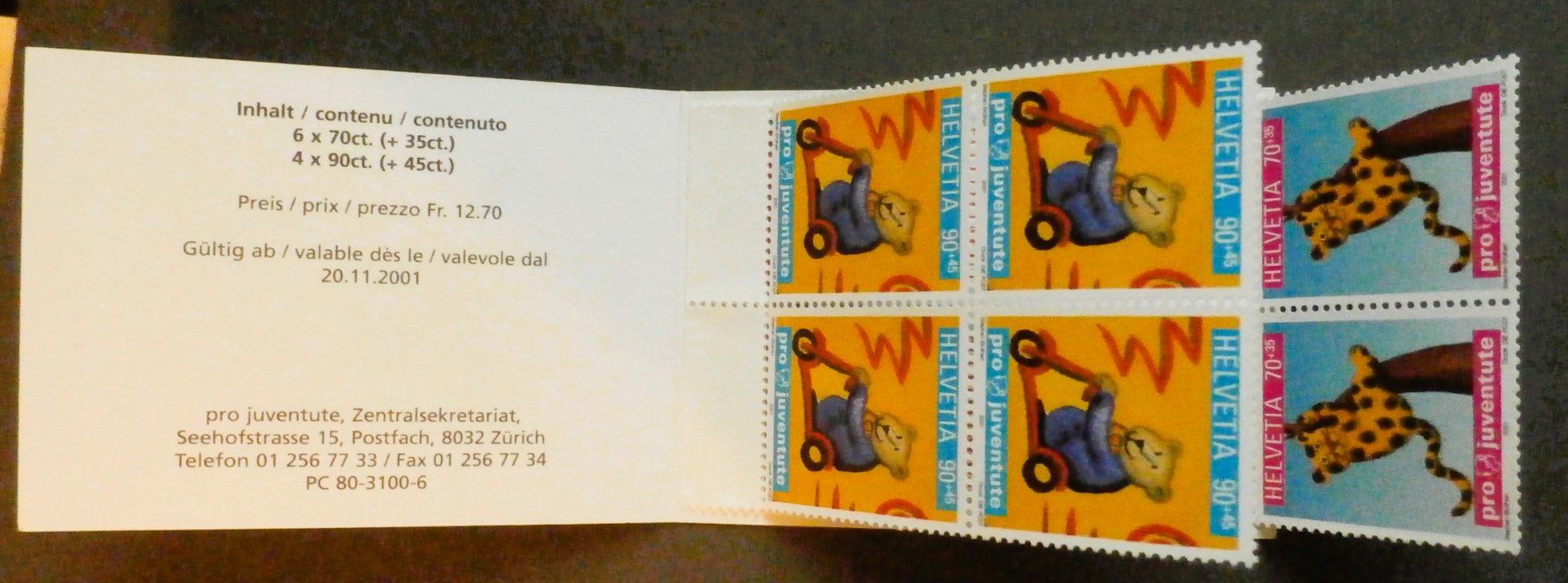 Alle Briefmarken: CH Markenheftchen 2001** – Neu (gemäss Beschreibung) aus Kehrsatz von Bernherb2 1