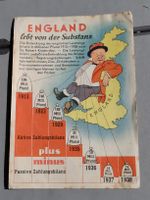 Litho Propaganda Karte  England lebt von der Substanz - 1942
