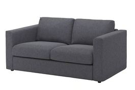 VIMLE Bezug 2er-Sofa, Gunnared mittelgrau