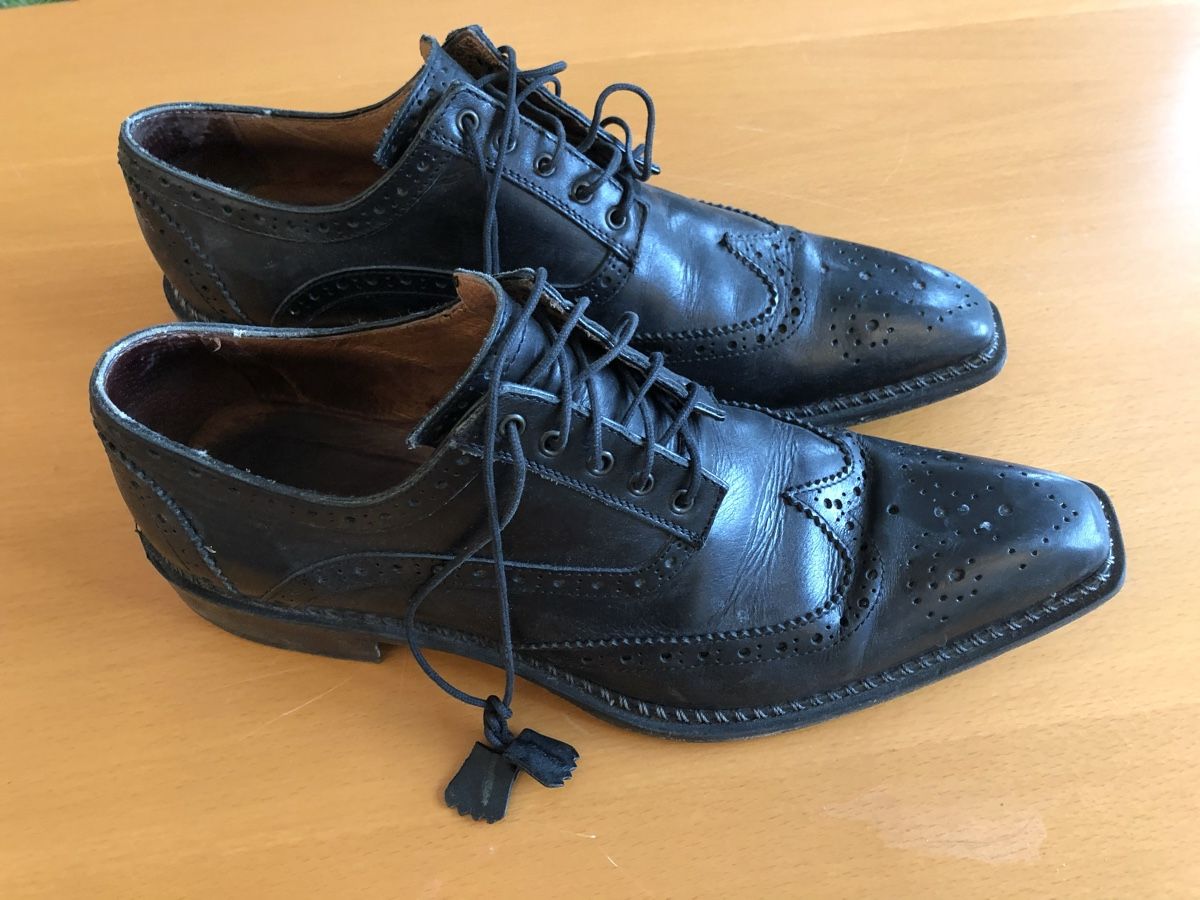 Scarpe da uomo: Modischer Lederschuh Gr 42 – Usato da Madetswil venduto da Biker100