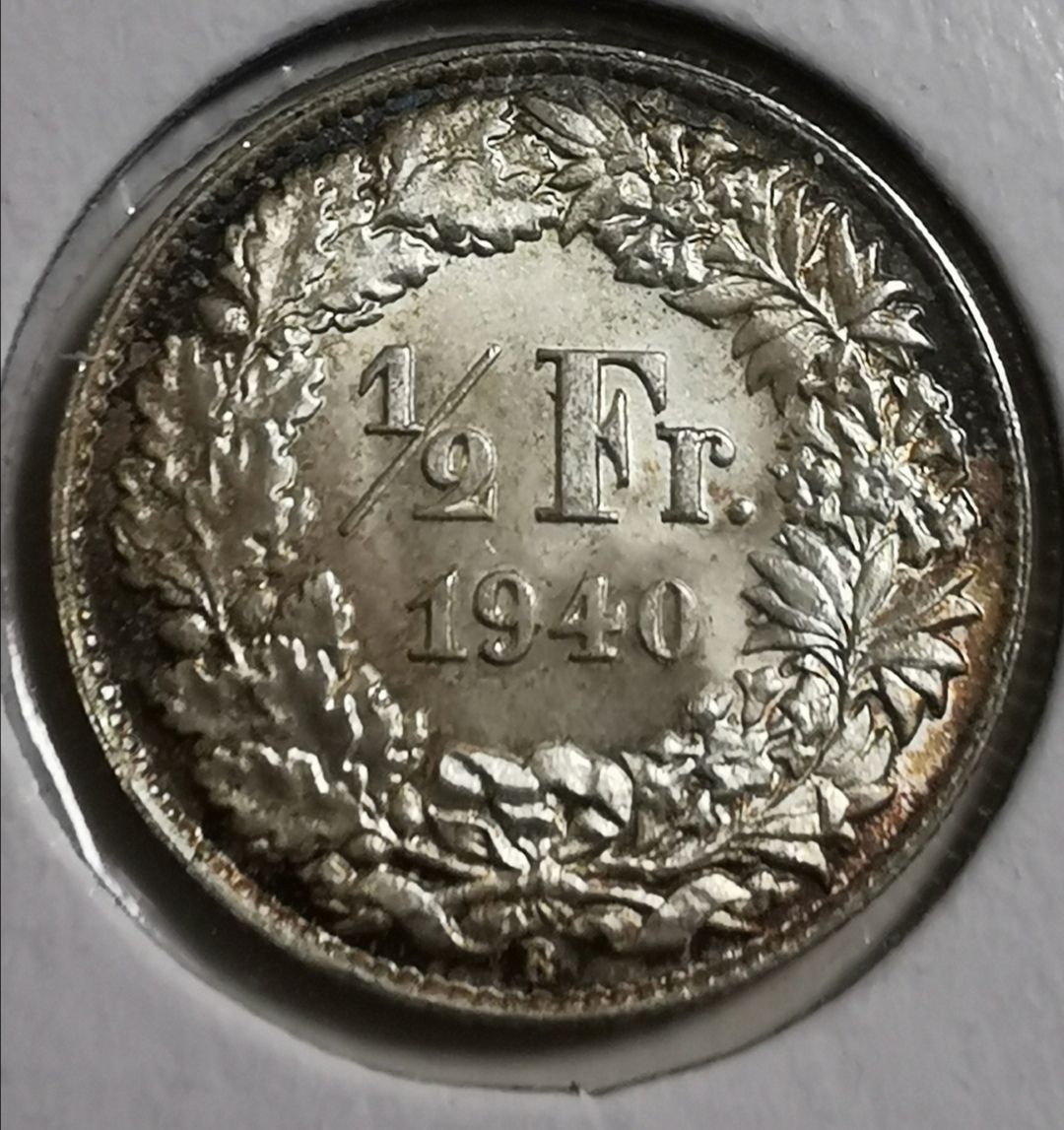 Alle Münzen: 50 Rappen 1940 Silber Top – Gebraucht aus Zürich von turbopuz