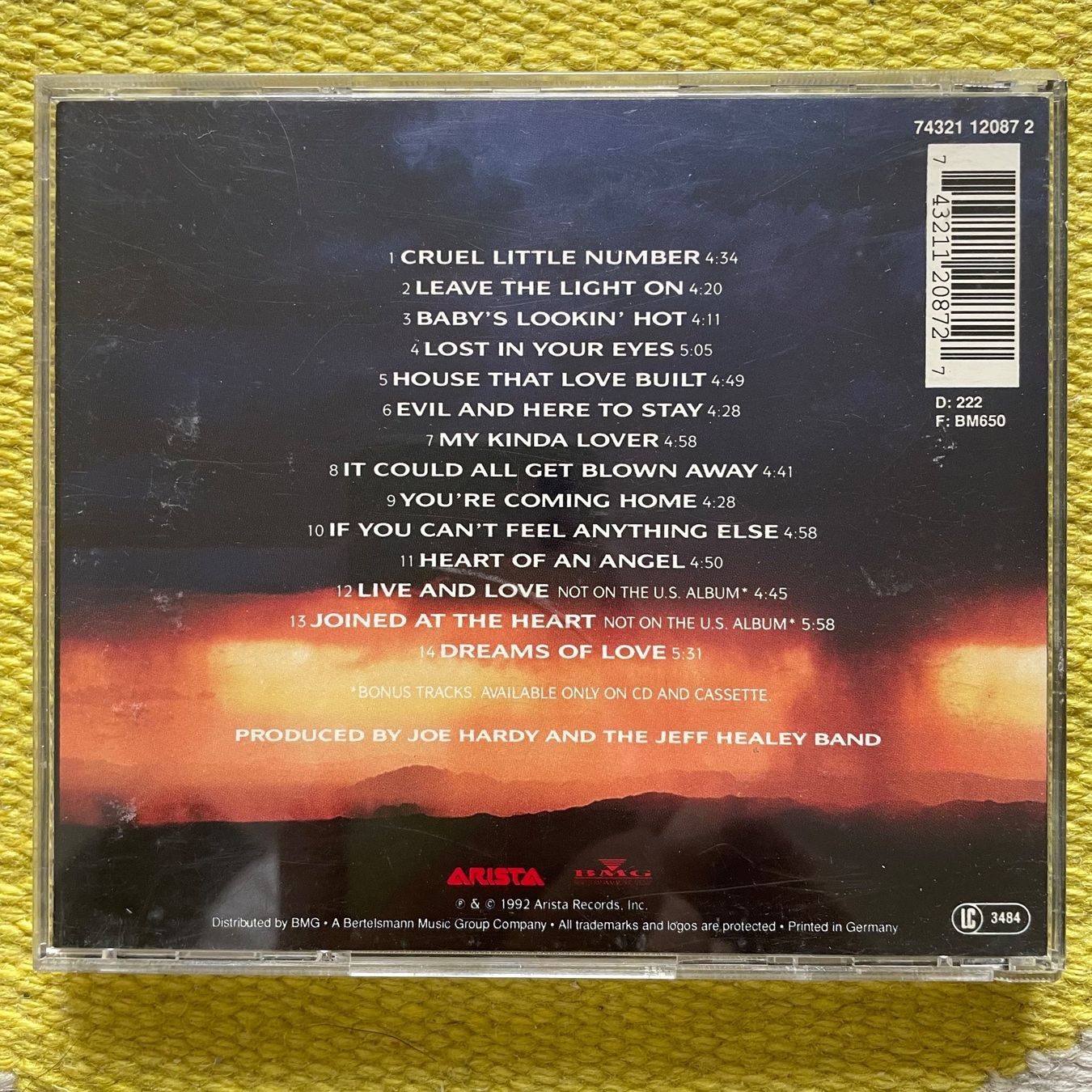 CDs: JEFF HEALEY BAND-SEE FEEL THIS – Gebraucht aus Rorschacherberg von CD-Roli 1