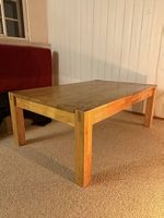 Massivholz Couchtisch 110 × 69.5 cm