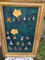 traditionelle Gablonzer Weihnachtsbroschen antik