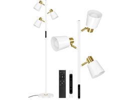 36W LED Stehlampe dimmbar, Stehleuchte weiss, 2700lm, 170cm