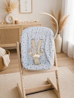 Stokke Tripp Trapp "Newbornaufsatz" mit Bezug mit 5 Punkgurt