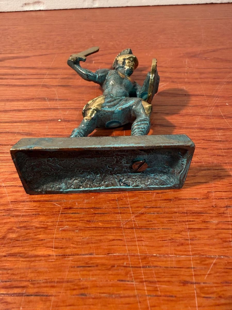 Statuette: Antique Bronze Roman Gladiator Statue - Unique Decoration – Usato da Lausanne venduto da vas_mbk2 3