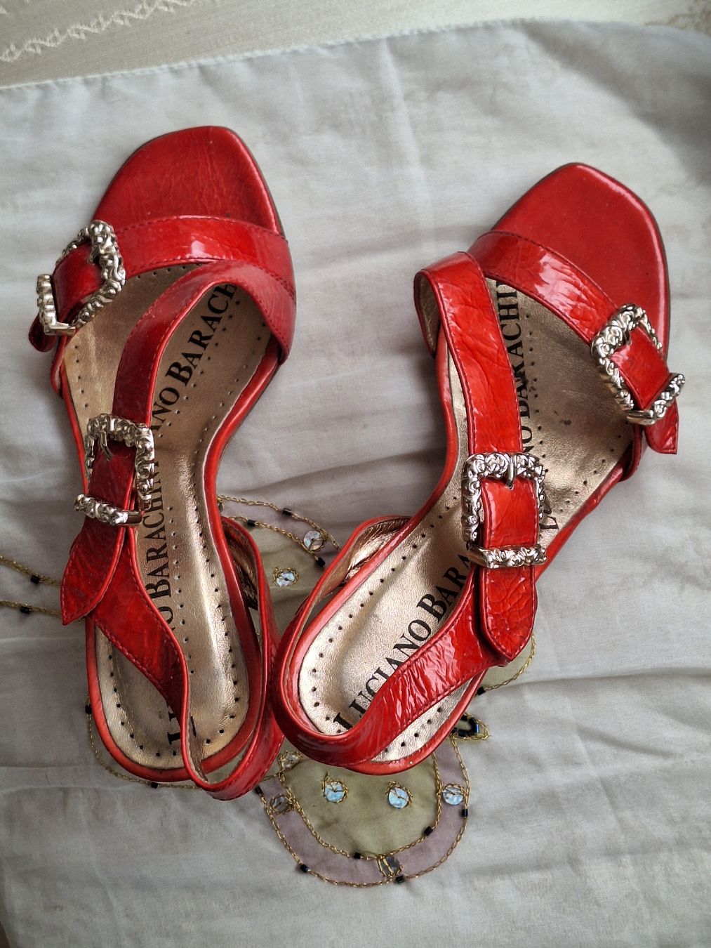 Scarpe da donna: Lackleder Pumps Luciano Barachini – Usato da Rheinfelden venduto da Cleopatra2000