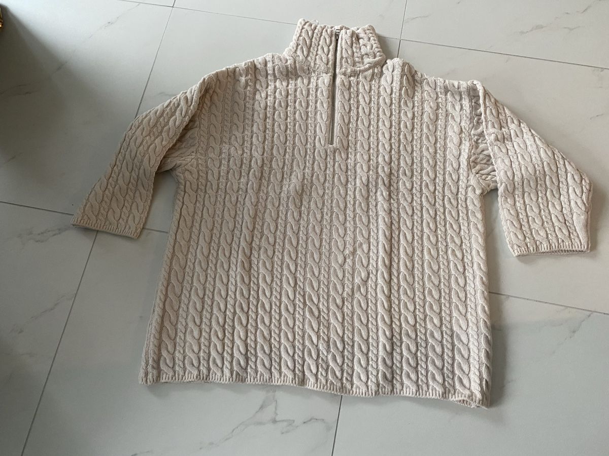 H&M Pullover & Sweatshirts: Oversize Pullover beige (S), H&M, 50% Wolle – Gebraucht aus Zürich von DidierTG