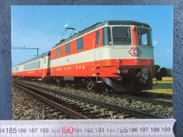BAHN SCHWEIZ 125JAHRE JUBIZUG STÄDTZUGWAGEN KOMFORT AK