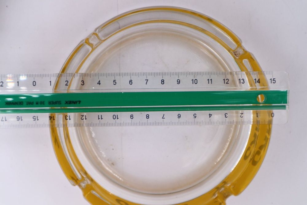 CAMEL Aschenbecher Glas 14cm Durchmesser