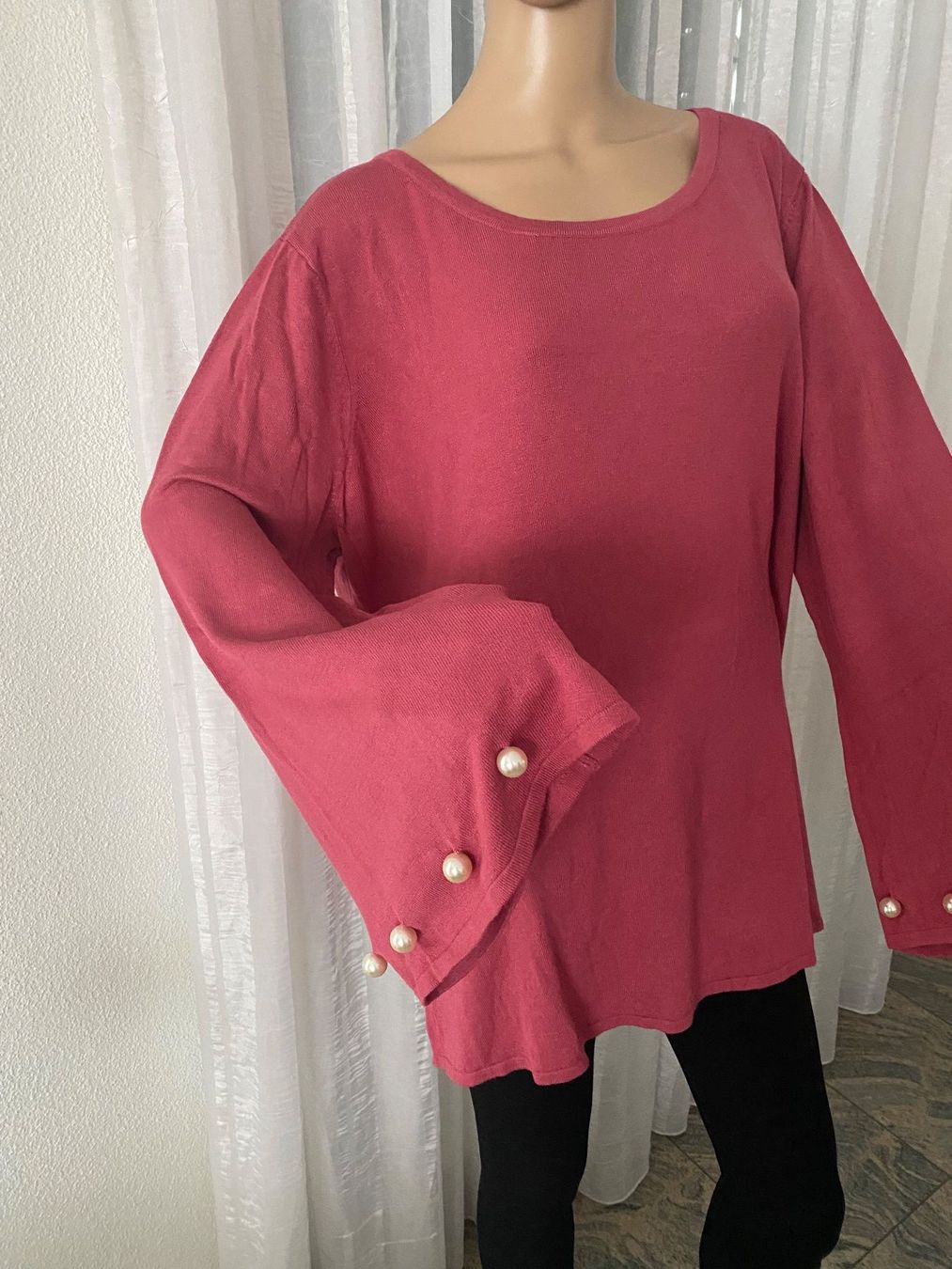 Maglioni & Felpe: MUST HAVE - stylischer Pullover mit Perlen, Beere, 48/50 – Nuovo e nell'imballaggio originale da Winkel venduto da ferrari2022 5