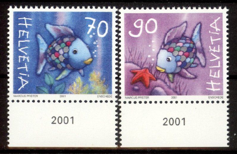Tutti i francobolli: 2001, Sondermarken Regenbogenfisch ** – Usato da Willisau venduto da Vollstempel