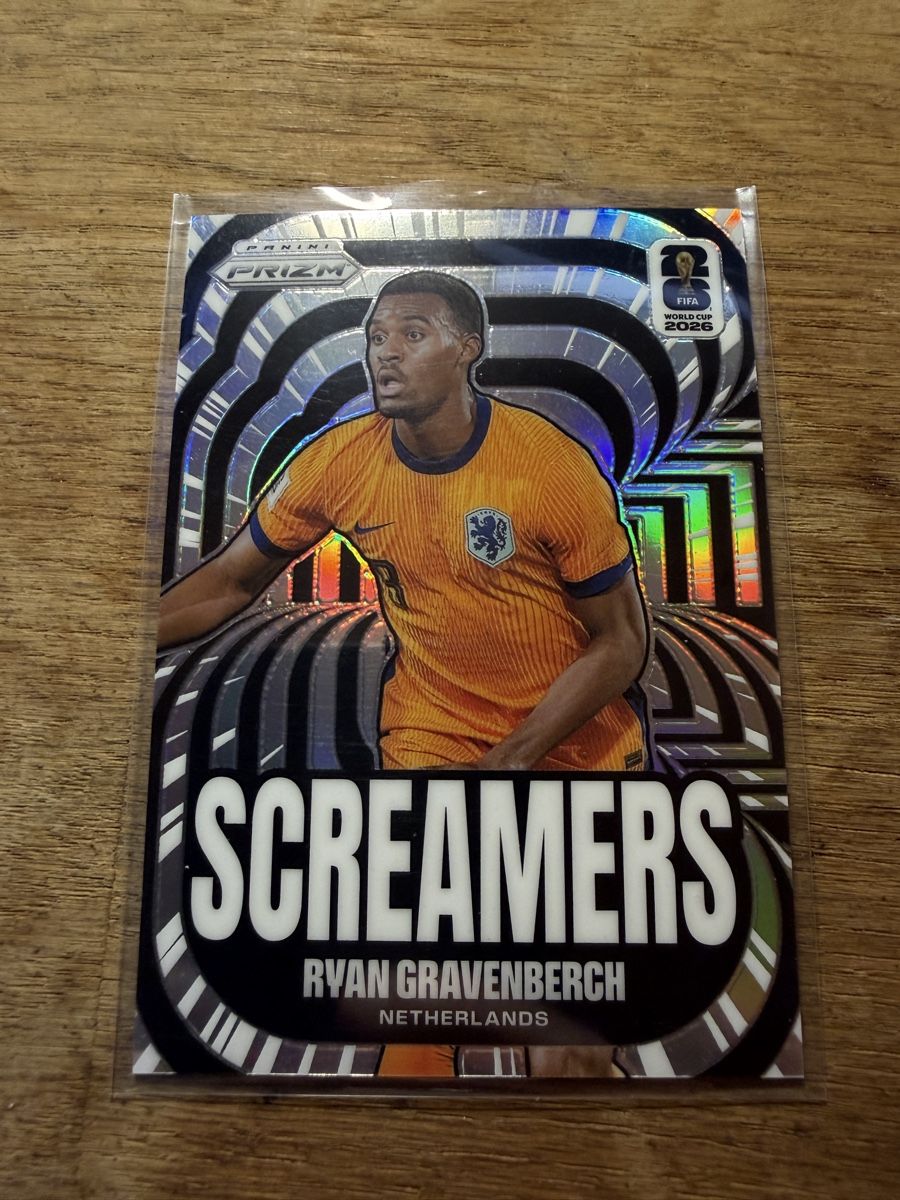 Panini Carte collezionabili: 2026 Panini Prizm Ryan Gravenberch Silver Prizm – Nuovo (secondo la descrizione) da Goldach venduto da pipinio