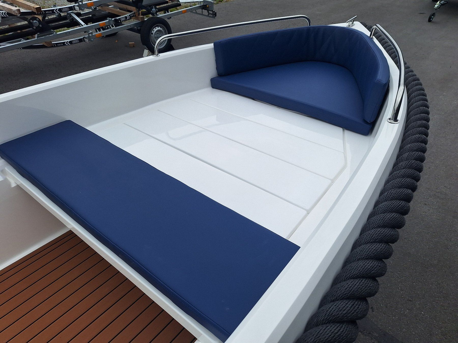 Barche: LAGERND NEU 390 Classic Boot Motorboot GFK Boot Badeboot – Nuovo e nell'imballaggio originale da Aigen Schlägl venduto da Fuchs-Boote 4