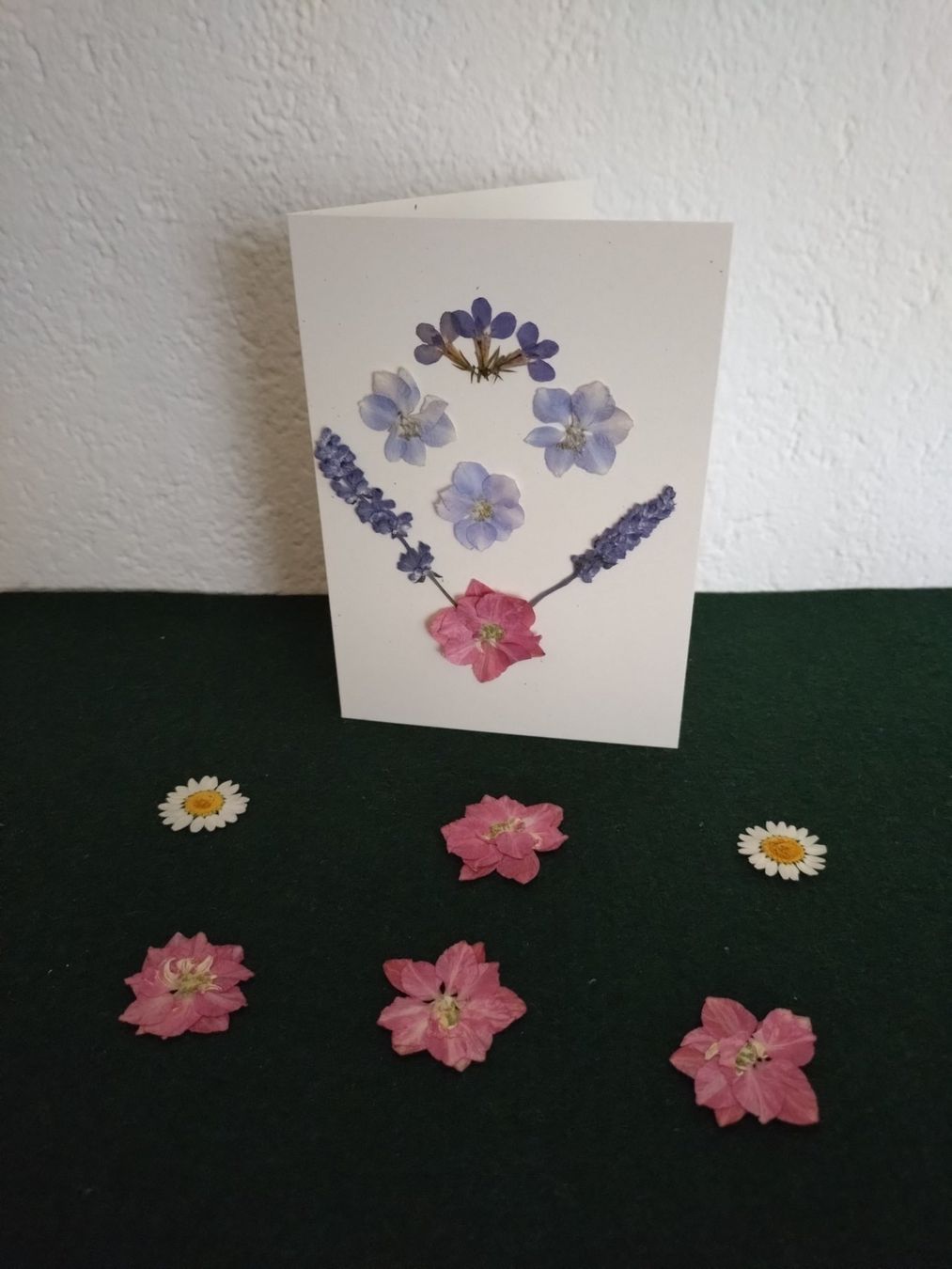 Cartoline: Grusskarte mit echten Blüten – Nuovo e nell'imballaggio originale da Kilchberg ZH venduto da chr_g5kn