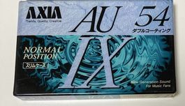 AXIA AU-IX 54 TOP-Type-I Audio-Tape im Originalzustand!