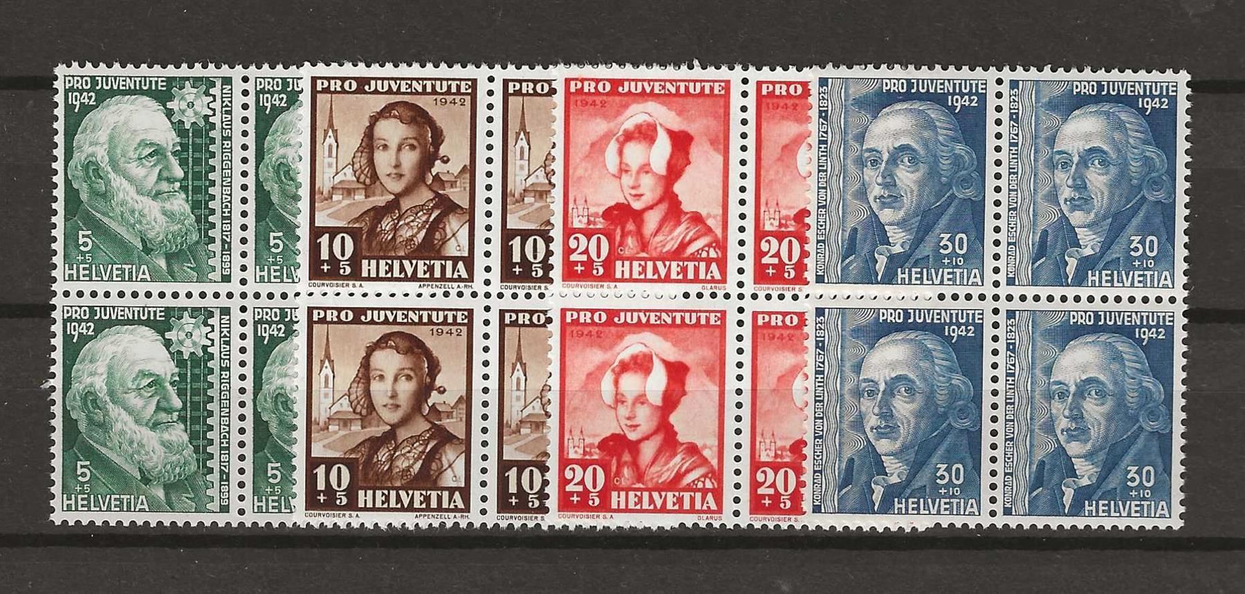 Tutti i francobolli: PJ142 - Pro Juventute 1942 B4 ** – Usato da Trélex venduto da Phil_Albert