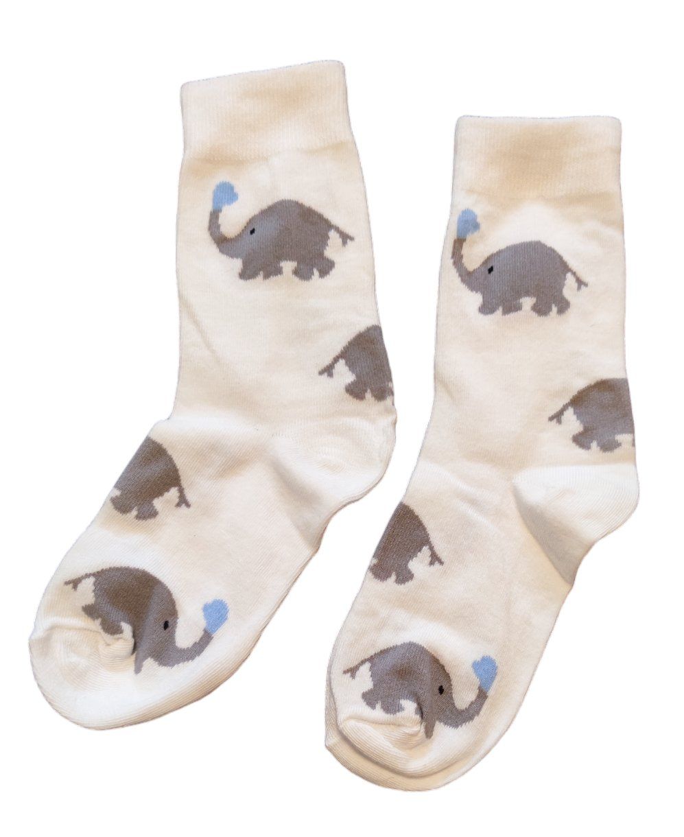 Calze: Socken Elefanten / Elephants – Nuovo e nell'imballaggio originale da Zürich venduto da amysmith 1