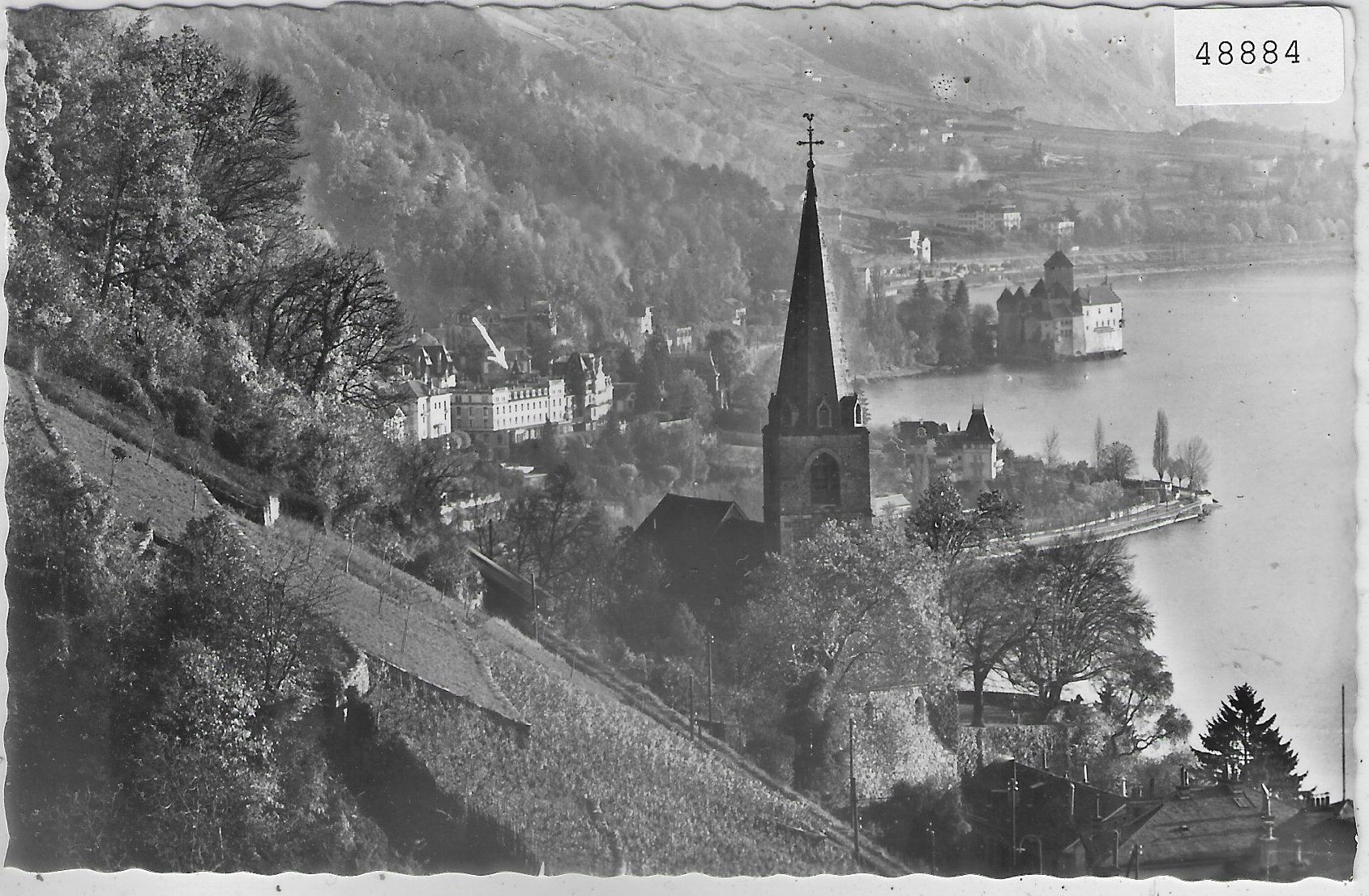 Ansichtskarten: Institut Monte Rosa Montreux-Territet – Gebraucht aus Ettingen von Kartenplanet