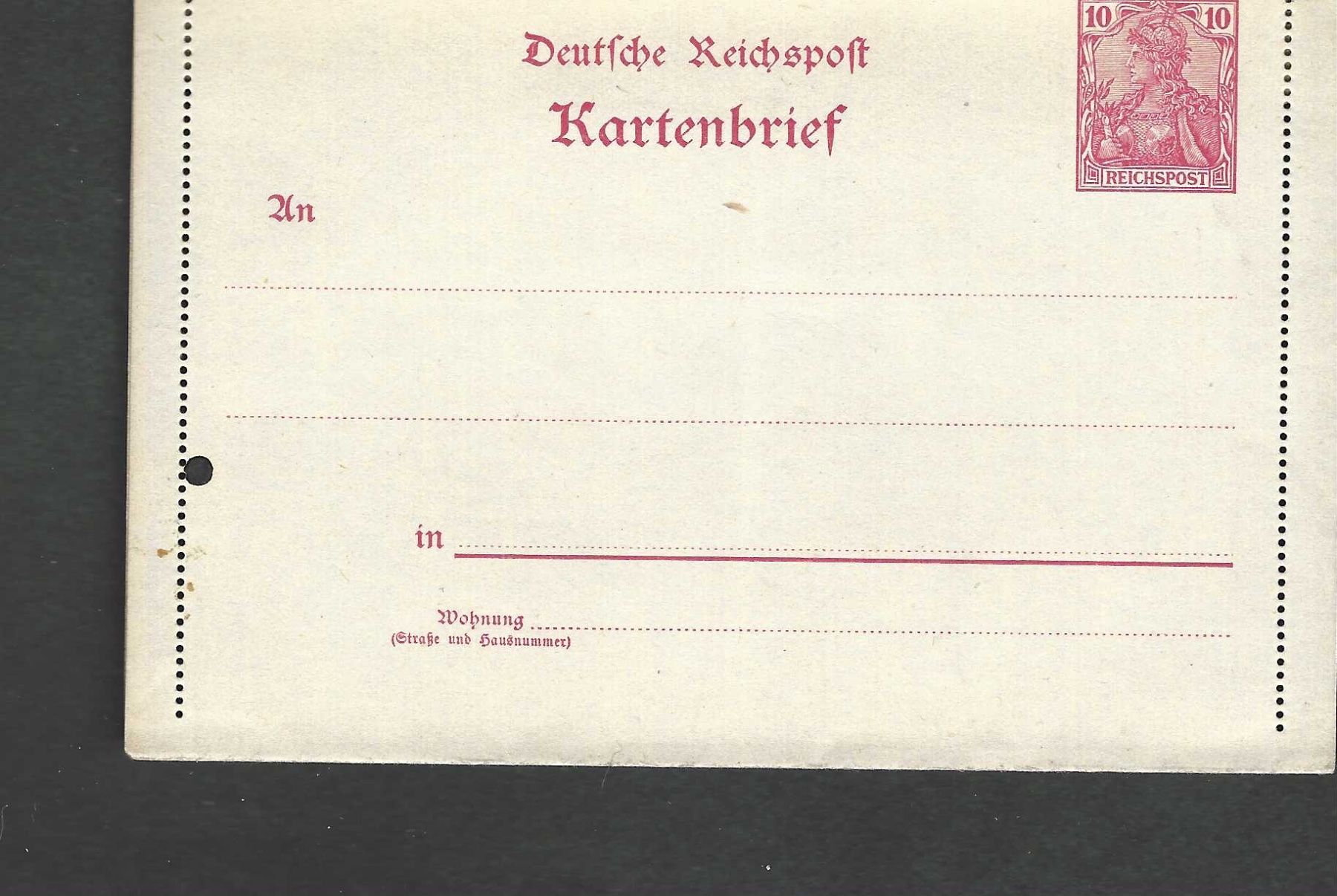 Alle Briefmarken: Deutsches Reich 1 Karte – Neu (gemäss Beschreibung) aus Koblenz von Markenhimmel