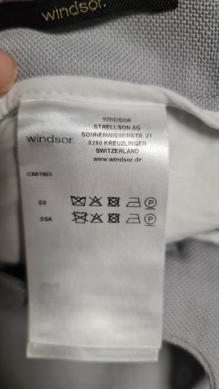 Windsor Hosen: Windsor Hose, grau, Gr. 36, neuwertig.NP 399 CHF – Neu (gemäss Beschreibung) aus Ibach von ole_6whn 2