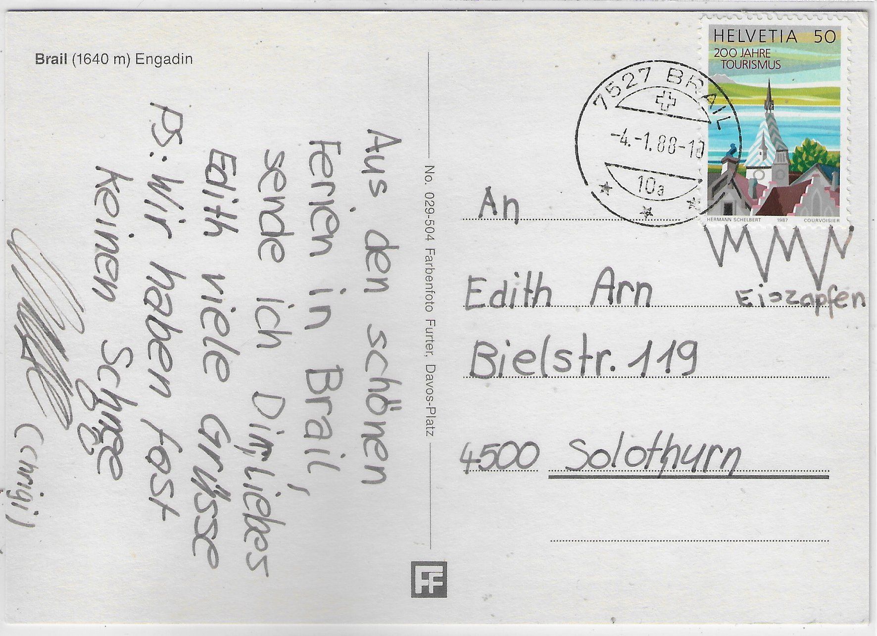 Cartes postales: Brail im Winter – D'occasion à Ettingen par Kartenplanet 1