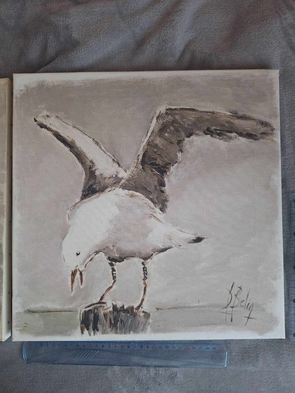 Dipinti: Peinture d'un oiseau, signée – Usato da Tannay venduto da v1n1p00h