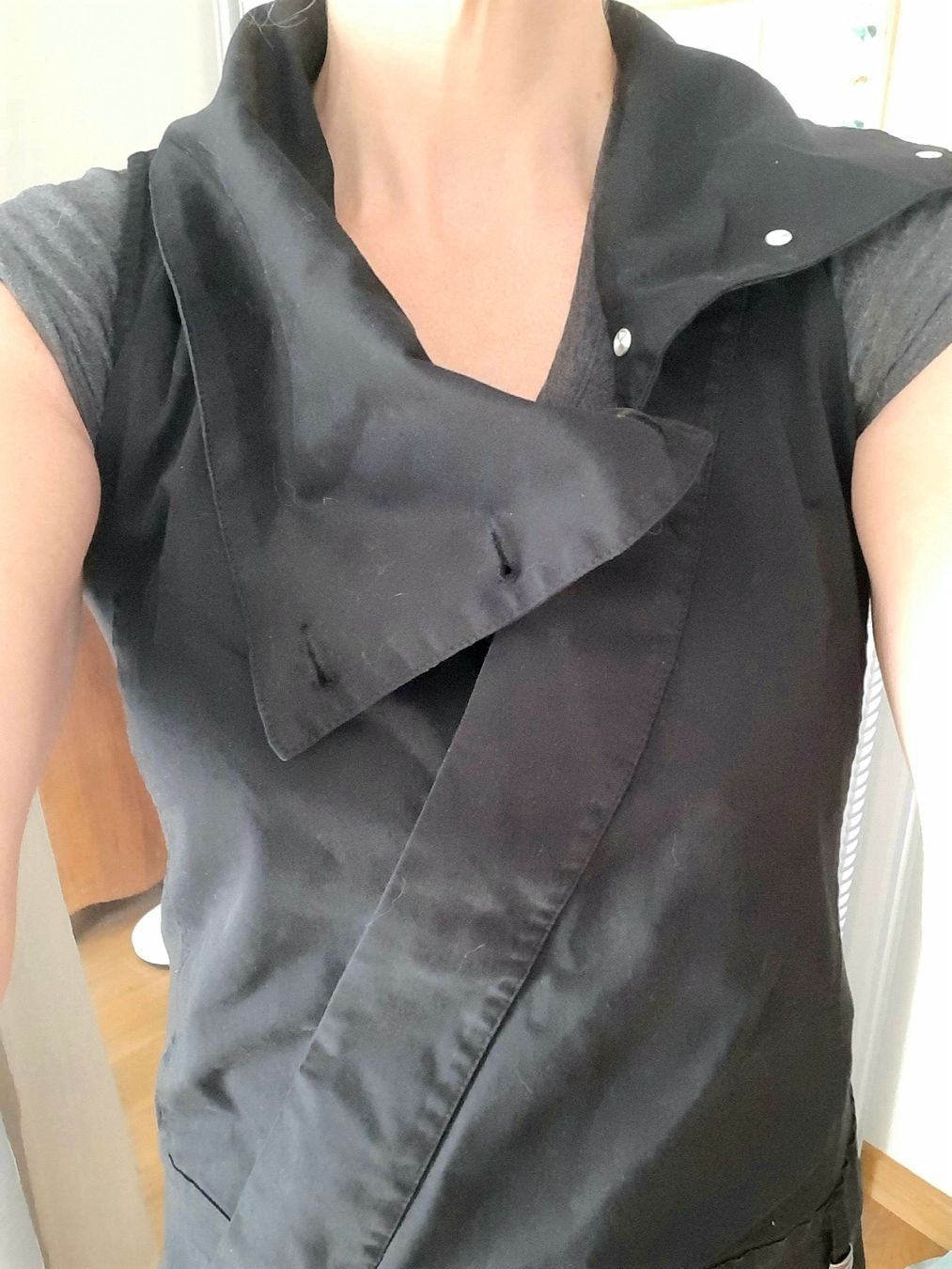Skunkfunk Tute: Skunkfunk black cowl necked jumpsuit. Taille M – Usato da Aubonne venduto da erinrose