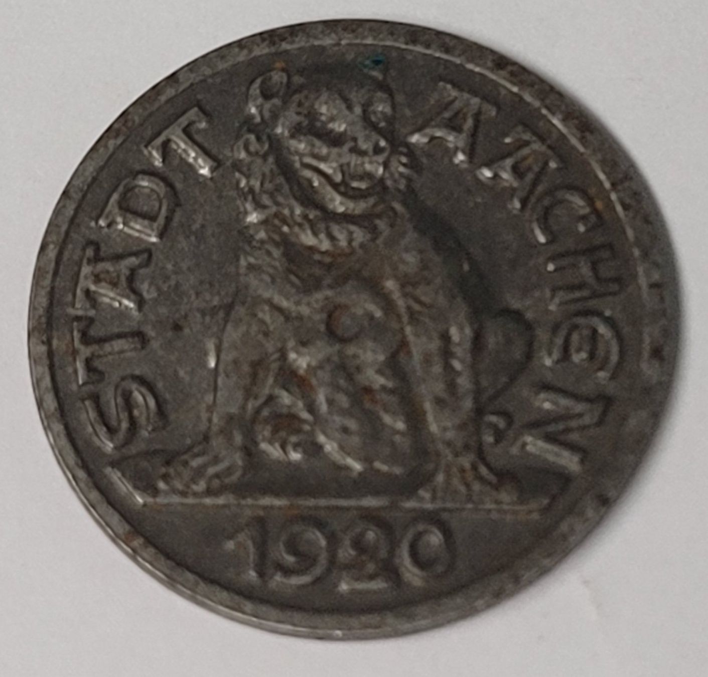Tutti le monete: 10 PFENNIG / AACHEN 1920 – Usato da Mumpf venduto da antonio_schweiz_961 1