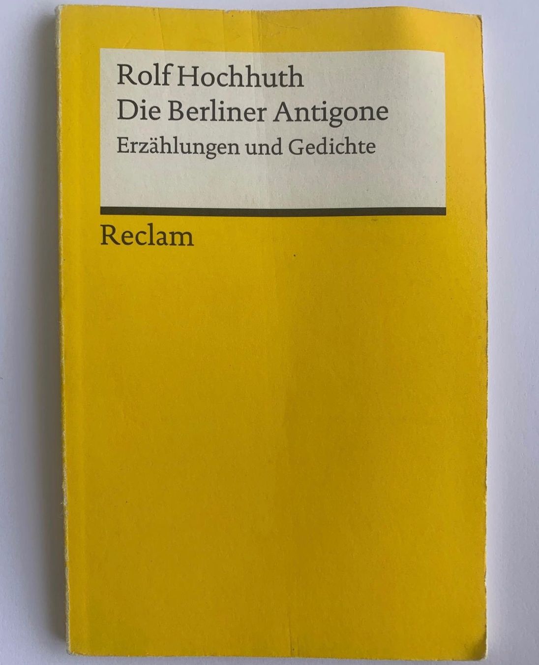 Libri: Die Berliner Antigone, Rolf Hochhuth – Usato da Neuenegg venduto da aba_g85b