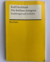 Die Berliner Antigone, Rolf Hochhuth