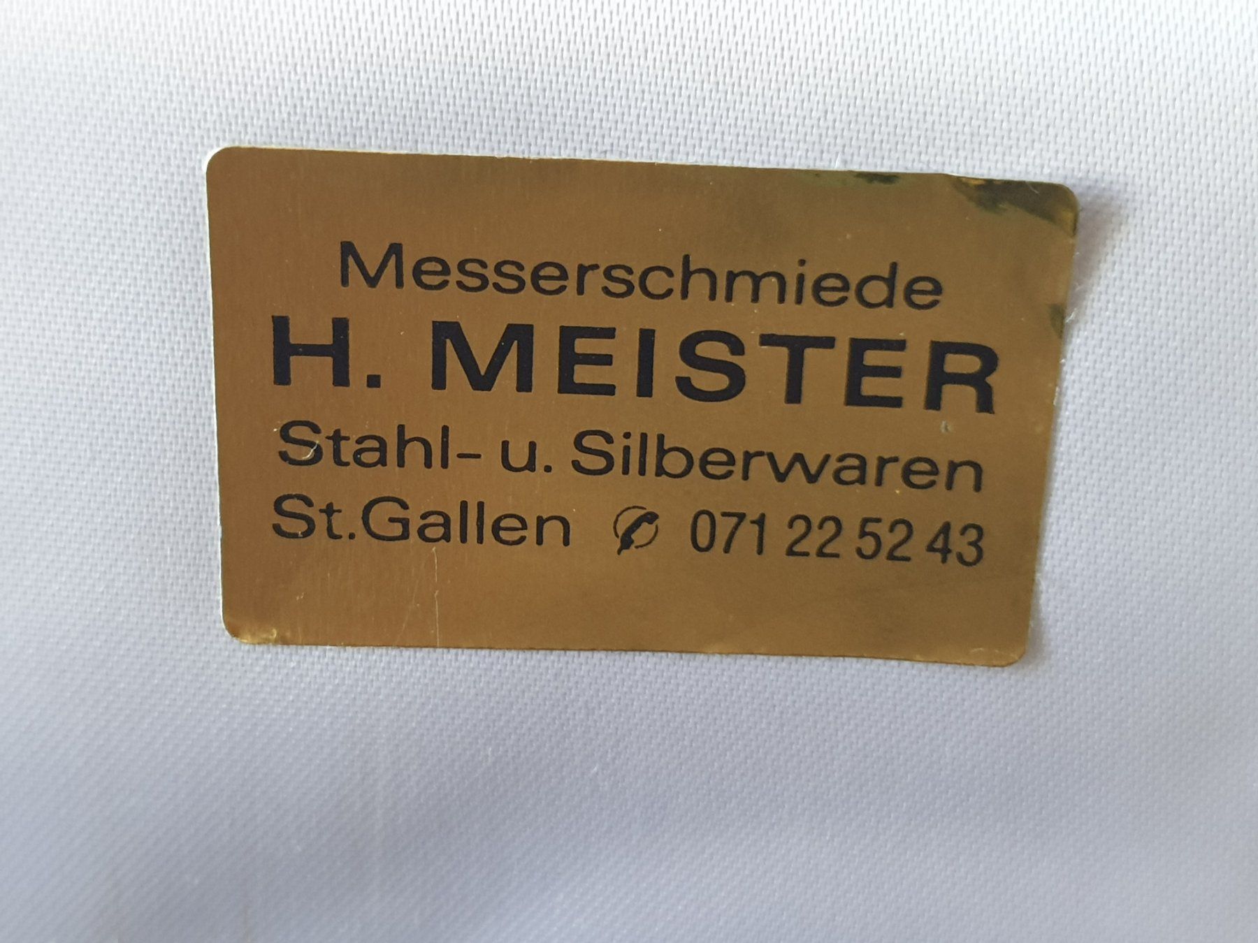 Tous les outils: 2 Storchenscheren H. Meister St. Gallen mit Etui – D'occasion à Mörschwil par spirspi 1