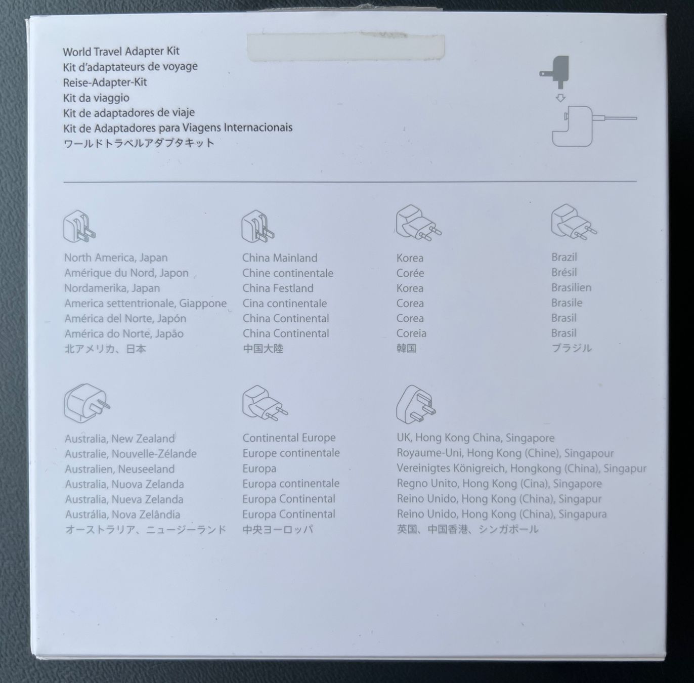 Apple Laufwerke & Adapter: Apple World Travel Adapter Kit – Neu (gemäss Beschreibung) aus Brunnen von Bonitoman 1