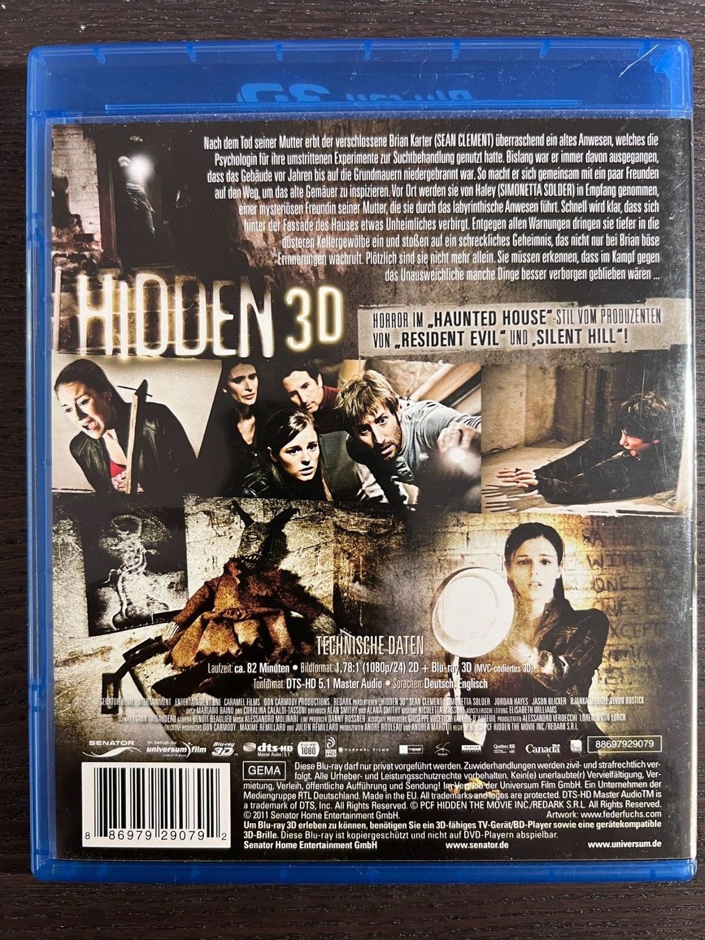 Alle DVDs: Hidden 3D – Gebraucht aus Zürich von Blu-ray_ZH 1