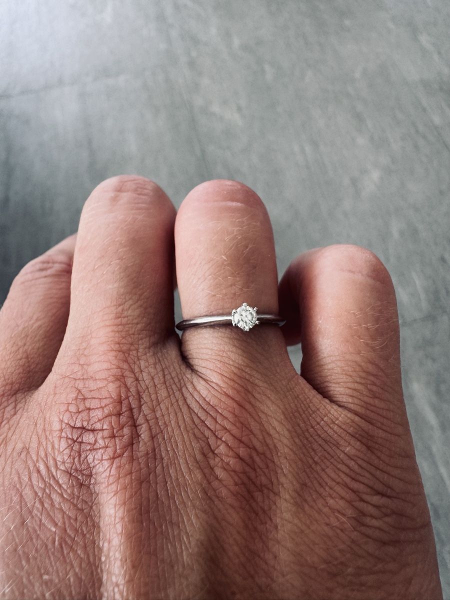 Christ Ringe: Verlobungsring weissgold 52 – Gebraucht aus Chur von bar_v2gc 2