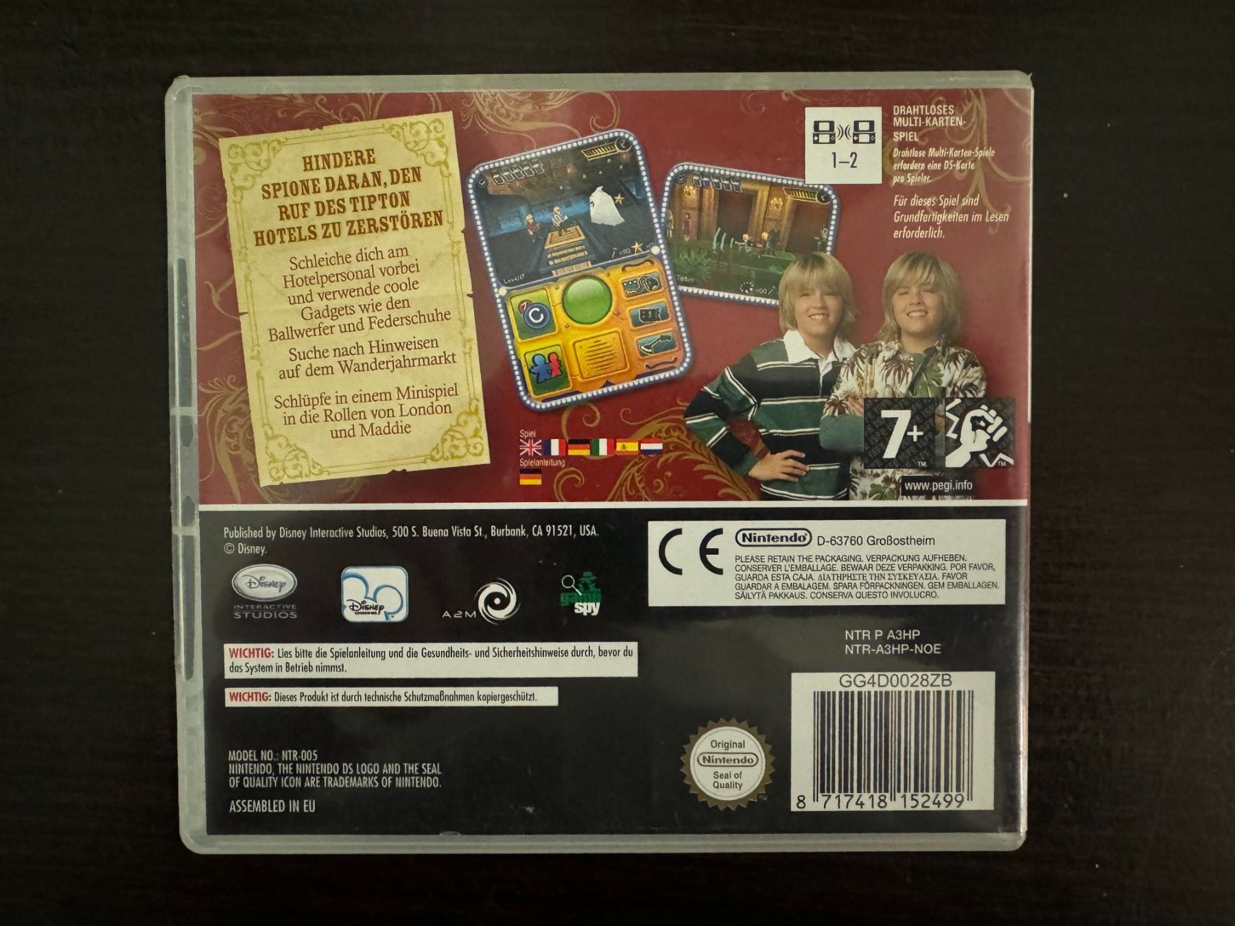 Nintendo Spiele: Nintendo DS Spiel - Hotel Zack & Cody – Gebraucht aus Näfels von Madresue 1
