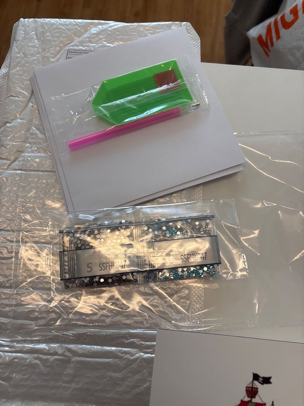 Kit bricolage: Diamond Paiting Karten Piratenschiff – Nuovo (secondo la descrizione) da Amriswil venduto da SCHLOSSGEISTLI 3