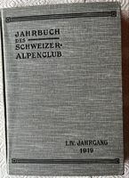 Jahrbuch Schweizer Alpenclub, Jahrgang 1919