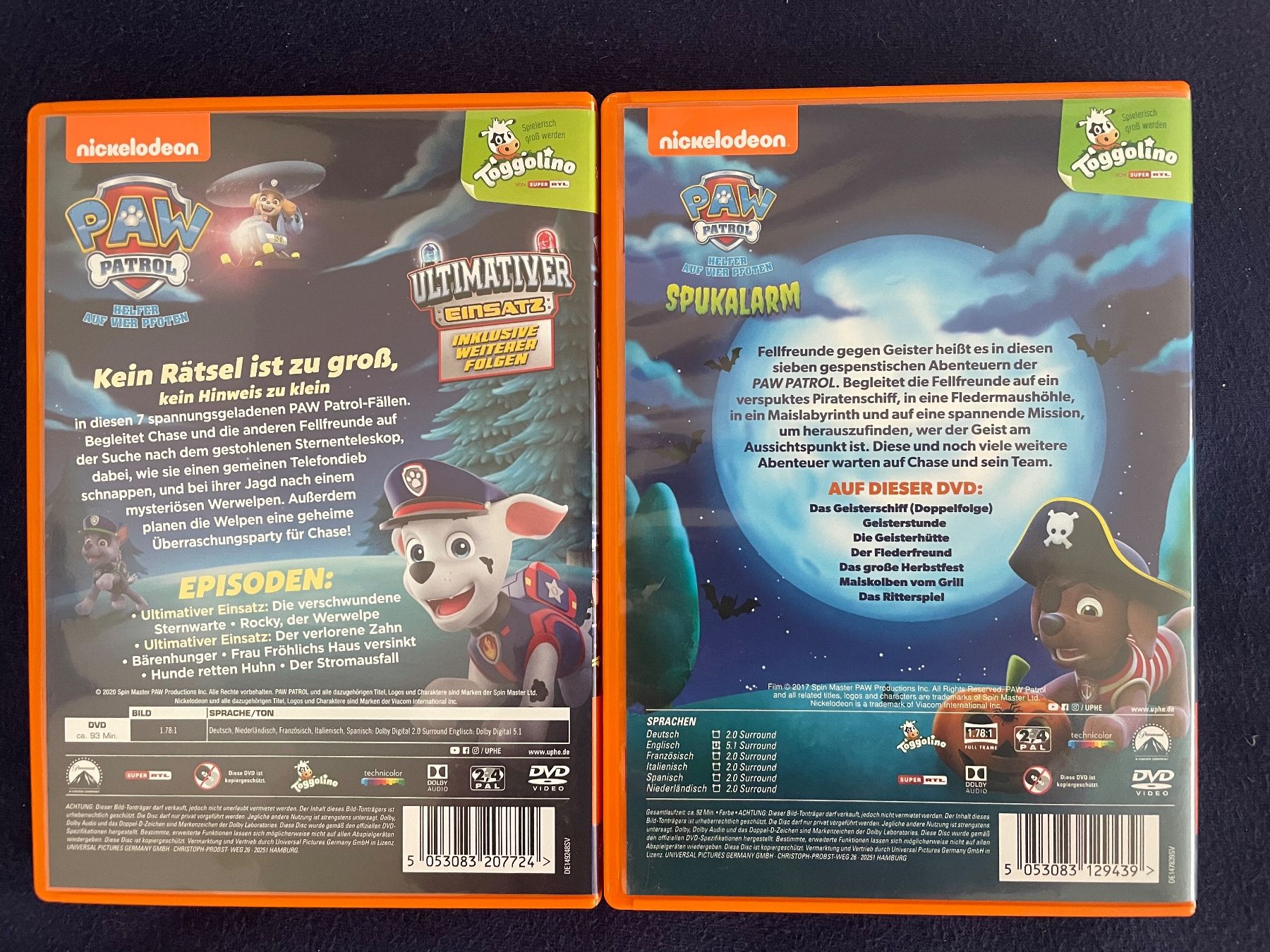 Tutti i DVDs: Paw Patrol - 2 DVDs – Usato da Aarau Rohr venduto da Rokazo 1
