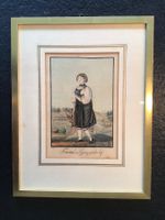 Femme du Guggisberg, Joh.Chr.Reinhardt?, um 1820, Radierung