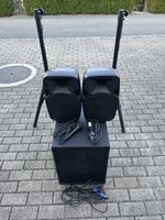 Lautsprecher Set Max MX700 aktiv mit Stativen gebraucht