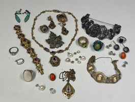 LOT Silber-Antik Schmuck Konvolut //i820