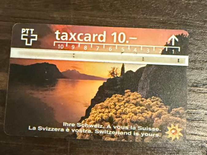Schede telefoniche: PTT Taxcard 10.- – Usato da Zürich venduto da rob_s967