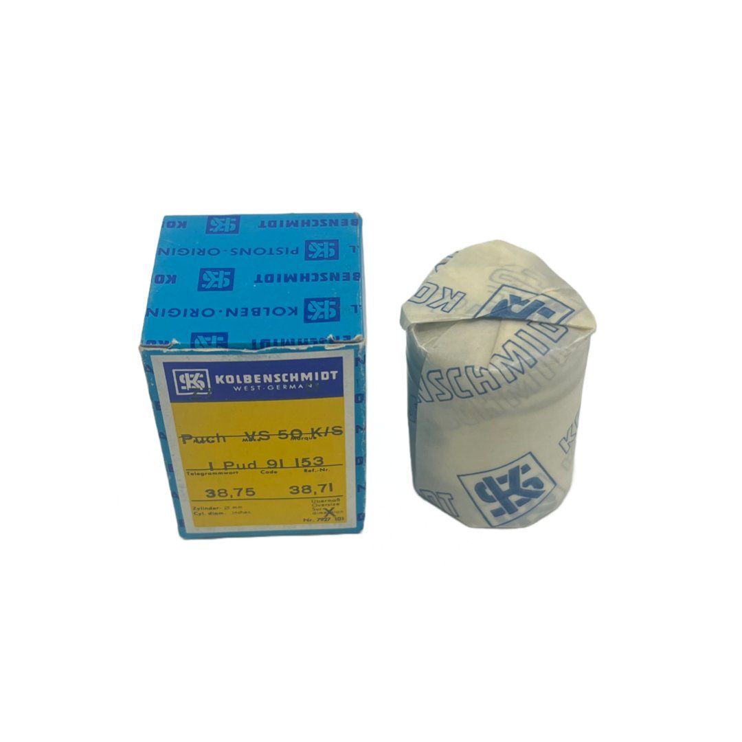 Puch Ciclomotori: Kolbenschmidt Kolben 38.25mm Puch VS 50 NOS – Nuovo e nell'imballaggio originale da Hallau venduto da mofaplus