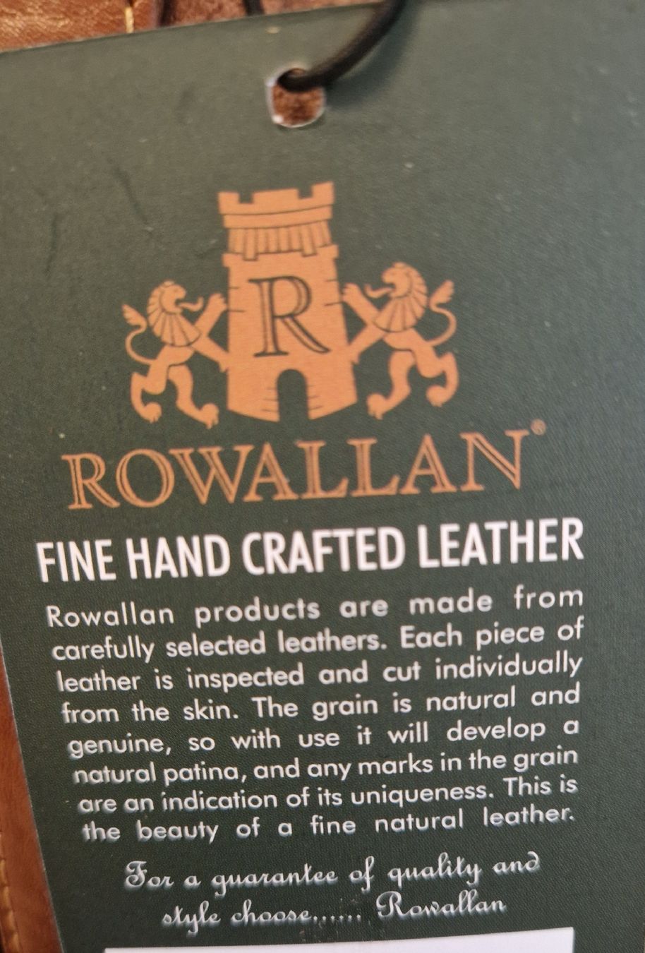 Zaini: Echt Leder Rucksack von ROWALLAN – Nuovo e nell'imballaggio originale da Horn venduto da Minerva67 7