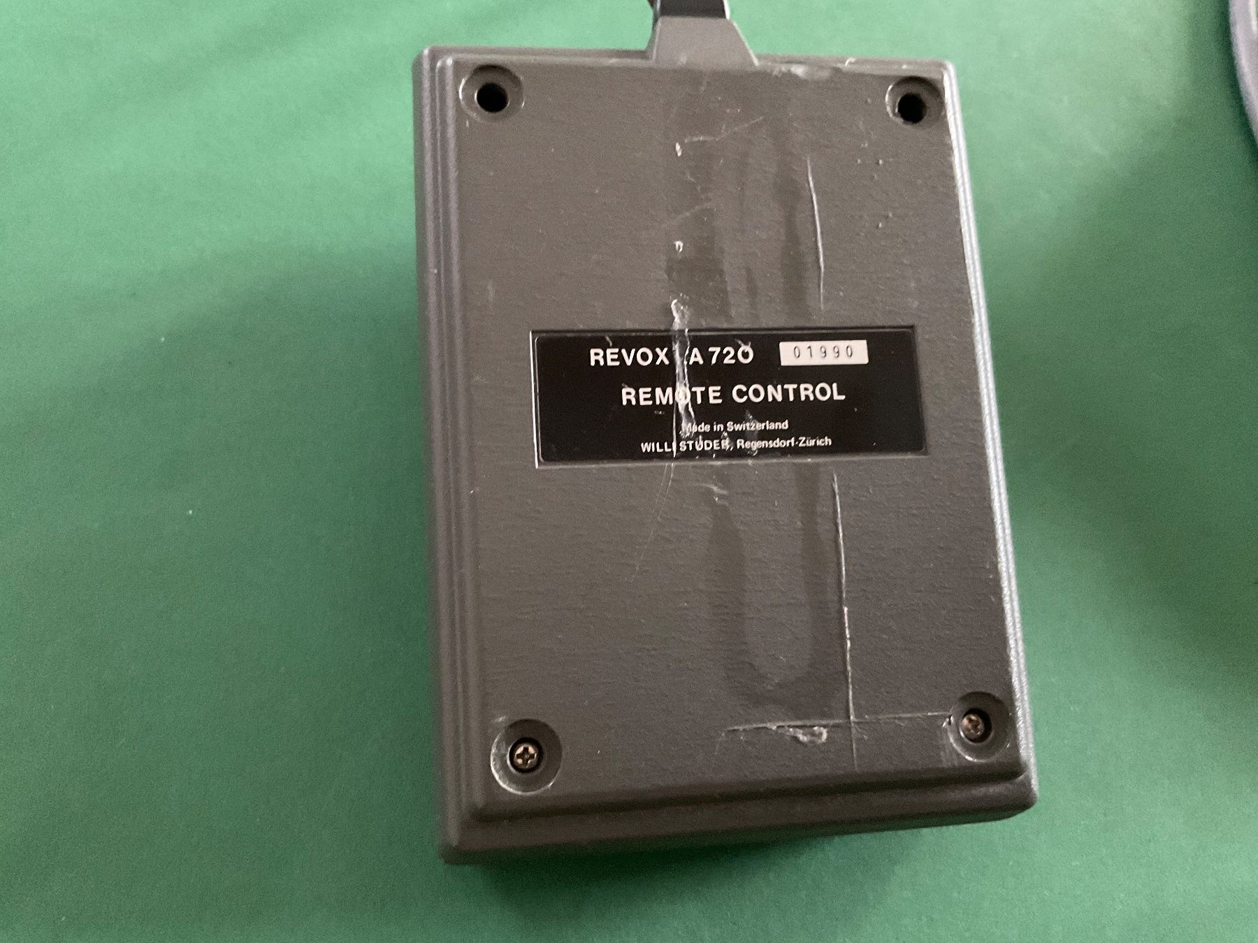 Revox Fernbedienungen: ReVox A 720 Remote Control – Gebraucht aus Langenthal von RronJora 4