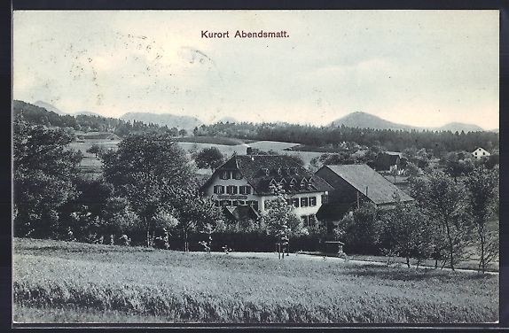 Cartes postales: AK Abendsmatt, Teilansicht des Ortes – D'occasion à Berlin par bartko-reher