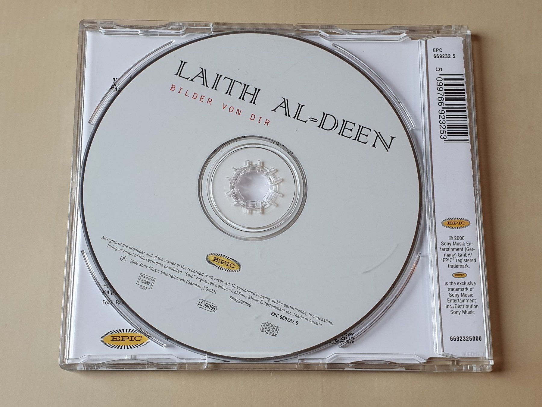CDs: Laith Al-Deen Bilder von Dir – Gebraucht aus Stansstad von collectorsshop 1