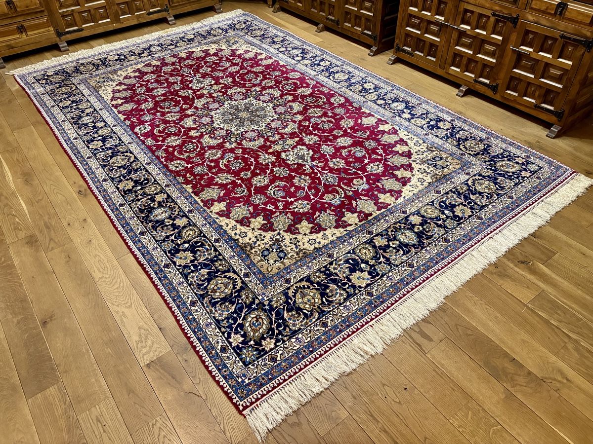Tapis: Luxus Seidenteppich Isfahan - Perserteppich – D'occasion à Bennau par Mayer_Carpets 5